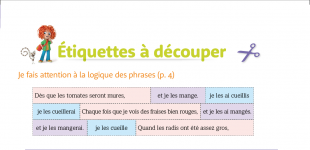Étiquettes à découper